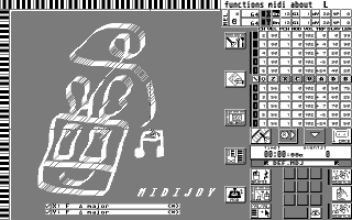 Screen-shot of MIDIJOY