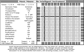 Screen-shot of Music Mouse