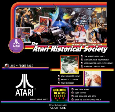 Screenshot of www.atari-history.com