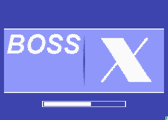 BOSS-X start screen