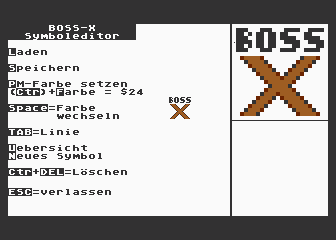 BOSS-X icon editor