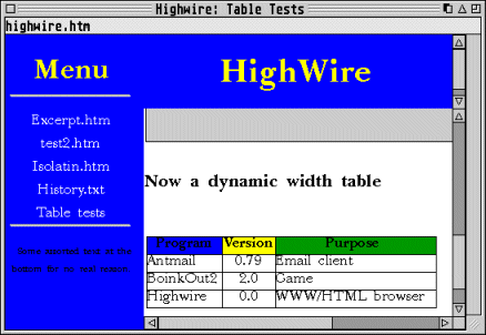 [Screen-shot: Highwire]