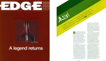 [Image: EDGE magazine cover and article]