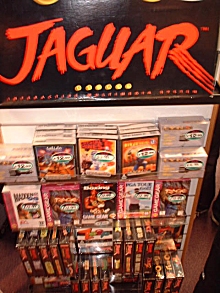 [Photo: Atari merchandise on sale in store]