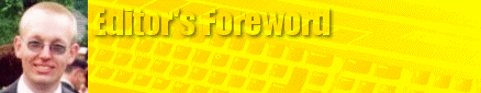 [Editor's Foreword banner]