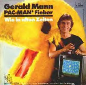 [Photo: Record sleeve of Gerald Mann's Pac-Man Fieber]