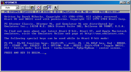 [Screen-shot: PC Xformer Classic]