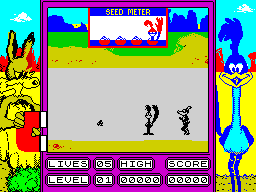 [Screen-shot: Road Runner on Sinclair Spectrum]