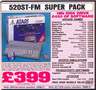 [Image: Silica Shop Atari ST Super Pack]