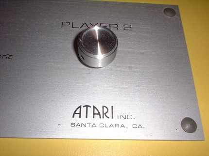 [Photo: Pong Player 2 control]