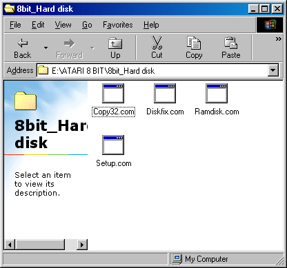 [Screen-shot: A Windows drive]