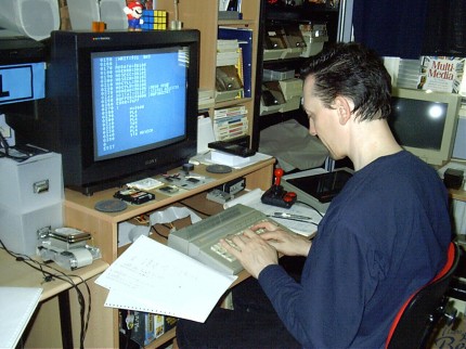 [Photo: Sijmen Schouten hard at work]