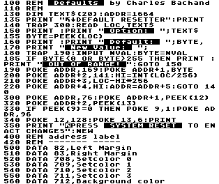 [BASIC Listing image]