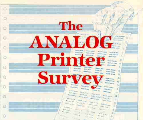 The ANALOG Printer Survey