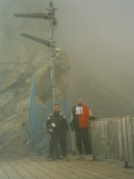 Gorilly v mlze - pod vrcholem Kitzsteinhorn 3203mnm