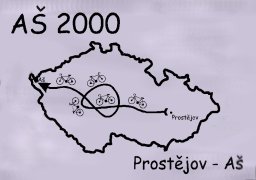 Pedem pipraven pohlednice z akce A 2000.