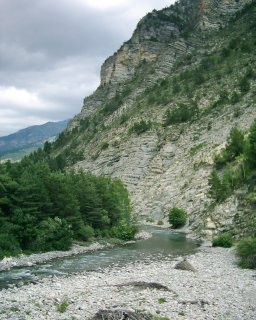 Panuje obdob sucha, ale podle nkterch vymletch mst se d tuit, jak stran moc vody tudy nkdy protk.