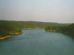 Vyhldka nad pehradou Daleice.