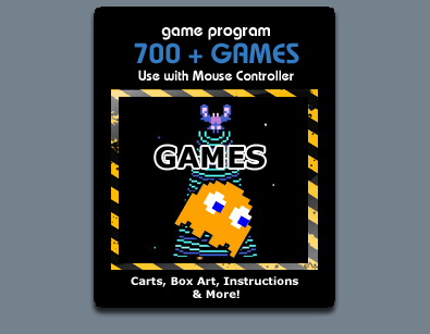 Retro Game Cartridges, Instructions and Box Art Button