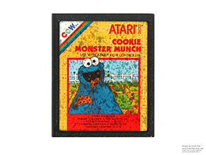 Atari 2600 Cookie Monster Munch Game Cartridge PAL