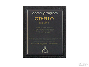Atari 2600 Othello Text Label Game Cartridge PAL