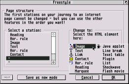 Screen shot of Homepage Penguin