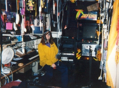 Picture of Mike and his Atari gear