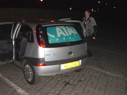 [Photo: Everything back in the car]