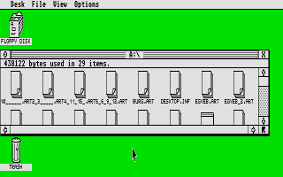 [Sceen-shot: GEM desktop ST medium resolution]