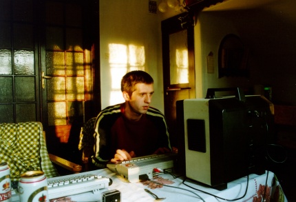 [Photo: X-ray at work and rear view of XE showing stereo audio outputs]