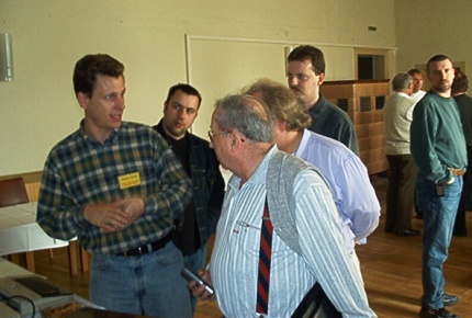 [Photo: Thomas Grasel of the RAF giving a demonstration]