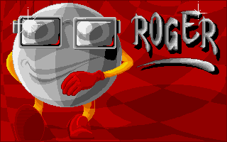 [Screen-shot: Roger title screen]