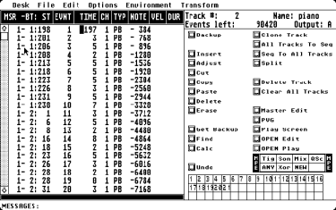 Screen shot of KCS Omega
