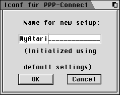 [Screen-shot: New dial-up connection]