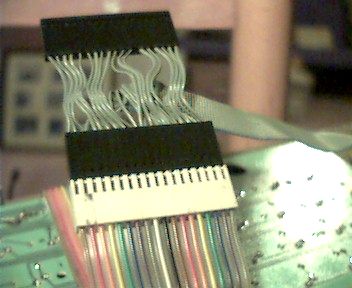 [Photo: 800 keyboard connection to add-on Busi-Key]