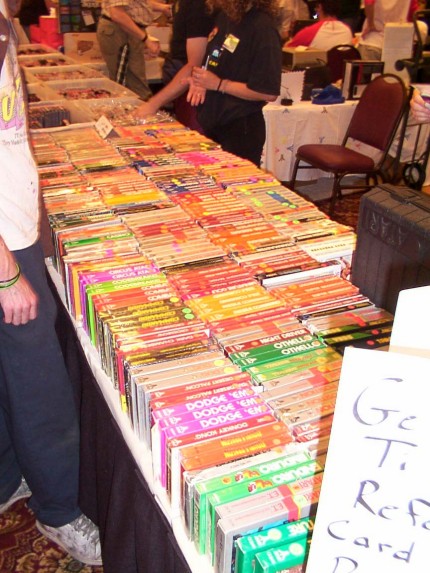 [Photo: Assortment of new and used 2600 games]