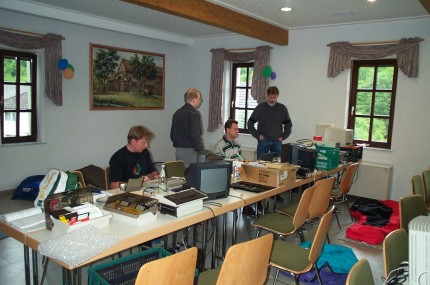 [Photo: Playing games]