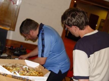 [Screen-shot: Steve Sweet fixing a Falcon]