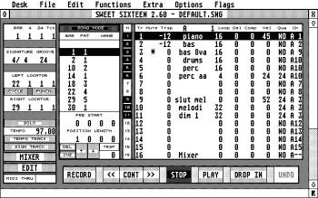 [Screen-shot: Sweet Sixteen]