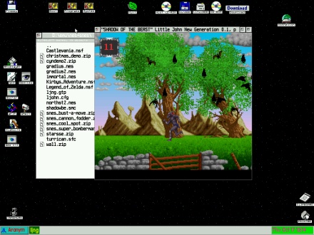 [Screen-shot: ARAnyM 2]