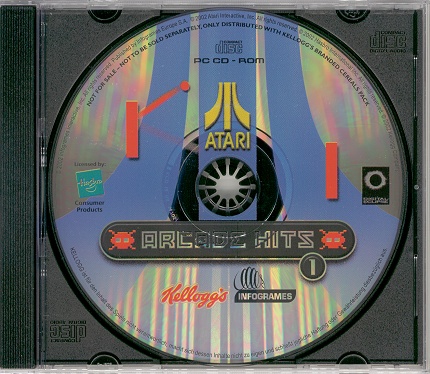 [Photo: Atari games CD]