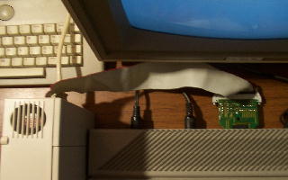 [Photo: External IDE cable]