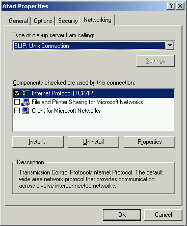 [Screen-shot: Windows 2000 TCP/IP Properties]