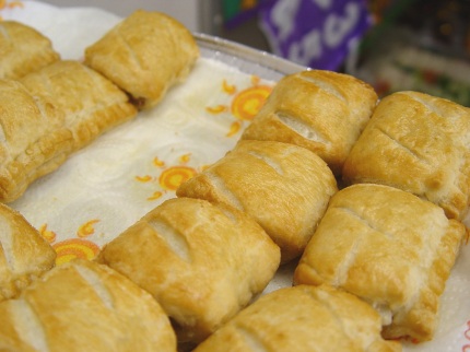 [Photo: Sausage rolls]