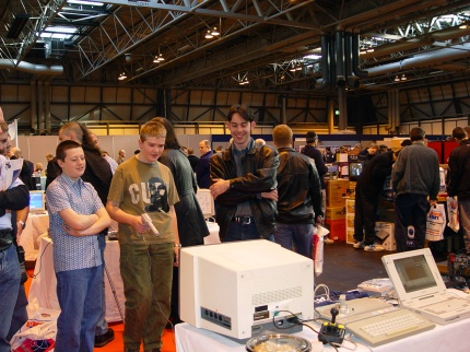 [Photo: Matthew Preston and visitors]