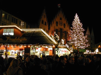 [Photo: Market stalls]