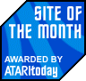 [Image: "Site of the month" award]