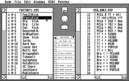 [Screen-shot: GenEdit main screen]