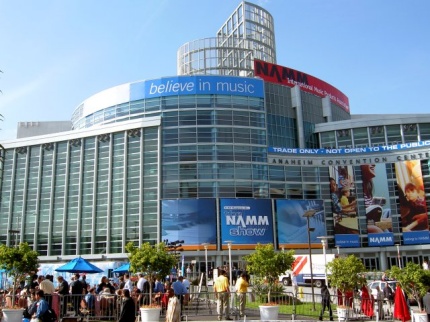 [Photo: NAMM convention centre]