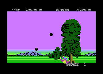 [Screen-shot: Space Harrier XE in-game]
